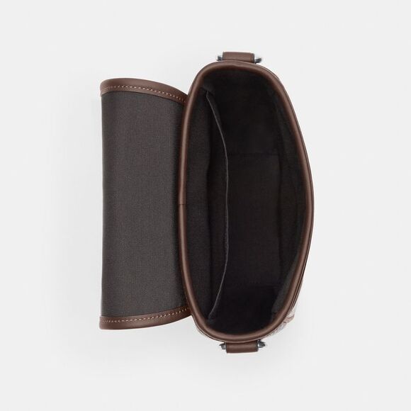 NWT Coach Outlet Lucas Crossbody Bag In Signature Jacquard - Picture 3 of 5